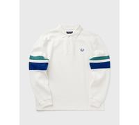 Fred Perry Tipped Sleeve Rugger Snow White Weiß XL