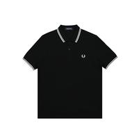 Fred Perry Twin Tipped Fred Perry Shirt Schwarz in Größe L