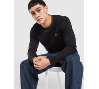 Fred Perry Twin Tipped Long Sleeve T-Shirt - Herren, Schwarz - L