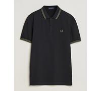 Fred Perry Twin Tipped Polo Shirt Black Schwarz S