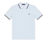 Fred Perry Twin Tipped Polo Shirt Light Ice/Anchor Grey/Anchor Grey