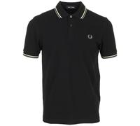 Fred Perry TWIN TIPPED FRED PERRY SHIRT men Polos black in Größe:XL