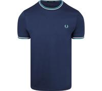Fred Perry Twin Tipped T-Shirt Dunkelblau 86A - Größe XL Dunkelblau XL