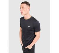 Fred Perry Twin Tipped T-Shirt - Herren, Schwarz - XL