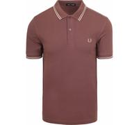 Fred Perry Twin Tipped Warm Brick Poloshirt XS