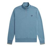 Fred Perry Unisex Erwachsenen Halbzip Tipped Sleeve Sweatshirt (Blau) XS