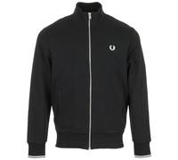 Fred Perry ZIP THROUGH SWEATSHIRT men Zippers black in Größe:XL