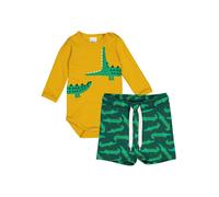 Fred´s World by GREEN COTTON 2tlg. Outfit "Croco" in Gelb - Größe 98 | Baby Bodys