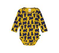 Fred´s World by GREEN COTTON Body "Bear" in Gelb - Größe 80 | Baby Bodys