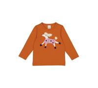 Fred´s World by GREEN COTTON Longsleeve "Hello poodle" in Orange - Größe 104 | Baby Langarmshirts