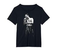 Freddie Mercury Queen Live The Works Tour NEC Arena T-Shirt, Damen Große Größen, Schwarz, 5X