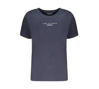 FREDDY Damen Kurzarmshirt Blau - Größe: L