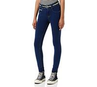 Freddy Damen Leggings, Dunkle Jeans-gelbe Naht, S