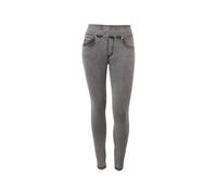 FREDDY Damen Skinny-Jeans N.o.w.® mit faltbarem Bund aus Denim-Strick in Blau, Größe Normal (M)