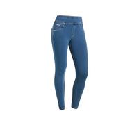 FREDDY N.o.w.® Skinny-Hose mit faltbarem Bund aus Denim-Strick, Leichter Denim, XL