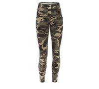 FREDDY - Push Up WR.up® 7/8 Superskinny Camouflage Print, Braun-Camouflage, L