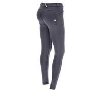 FREDDY WR.UP Push-Up Hose WR.UP® Hohe Taille aus Bio-Baumwolle, grau, Medium