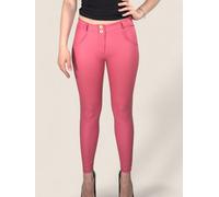 Freddy WR.UP Push-Up Vegan Leder 7/8 Regular Waist Dunkel Rosa - M