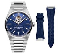 Herrenuhr Frederique Constant Highlife Heart Beat 41mm mit blauem Zifferblatt und Edelstahlarmband FC-310N4NH6B