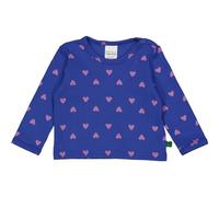 Fred's World By Green Cotton Baby - Mädchen Heart L/S T Blouse, Star Blue/Pink Haze, 56 EU