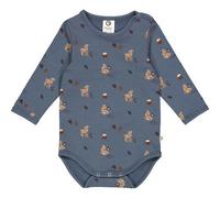 Fred's World by Green Cotton "Green Cotton" Body Langarm Reh blaugrau 62