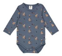 Fred's World by Green Cotton "Green Cotton" Body Langarm Reh blaugrau 68
