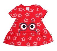 Fred's World by Green Cotton "Green Cotton" Kleid rot mit Sternen rot 86