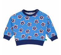 Fred's World by Green Cotton Jungen Star Sweatshirt Baby Pullover Sweater, Happy Blue, 56 EU