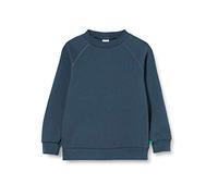 Fred's World by Green Cotton Jungen Sweatshirt Kapuzenpullover, Blau (Midnight 019411006), (Herstellergröße: 128)