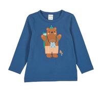 Fred's World Hello bear Langarmshirt - 116 / navy / 95% Bio-Baumwolle 5% Elasthan