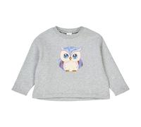 Fred's World Hello owl Sweatshirt - 104 / parle greymarl / 95% Bio-Baumwolle 5% Elasthan
