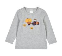 Fred's World Hello tractor Langarmshirt - 86 / parle greymarl / 95% Bio-Baumwolle 5% Elasthan
