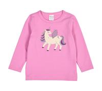 Fred's World Hello unicorn Langarmshirt - 98 / mauve / 95% Bio-Baumwolle 5% Elasthan