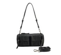 FredsBruder All My Pockets Schultertasche Leder 24 cm schwarz