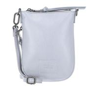 FredsBruder Bestie Mini Bag Umhängetasche Leder 15.5 cm mit Dehnfalte silver (TAS003664) silberfarben