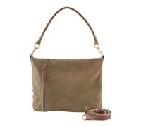 FredsBruder Beyond Schultertasche Leder 33.5 cm grau