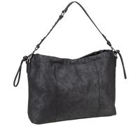 FREDsBRUDER Leder Schultertasche Rebel At Heart Squeezy Hobo Black schwarz