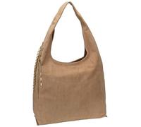 FREDsBRUDER Leder Schultertasche Velvet Wild Hobo Camel hellbraun