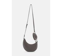 FredsBruder My Bestie Umhängetasche Leder 27.5 cm grau
