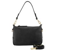 FREDsBRUDER Leder Umhängetasche Just Easy Pochette Black schwarz