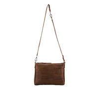 FREDsBRUDER Leder Umhängetasche Layer Crossbag Toffee braun