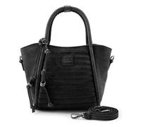 FredsBruder Layer Mini Bag Schultertasche Leder 17 cm schwarz