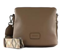 FREDsBRUDER Leder Schultertasche Lanbe Shoulderbag Feather Grey hellbraun