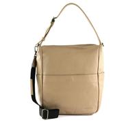 FREDsBRUDER Leder Schultertasche Umhängetasche Bandolin Big Hobo Sand beige