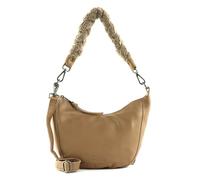 FREDsBRUDER Leder Schultertasche Umhängetasche Chinte Shoulderbag Coffee & Cream hellbraun