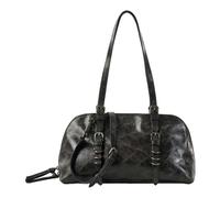 FREDsBRUDER Leder Schultertasche Umhängetasche Ever Faded Big Shoulderbag Faded Black schwarz