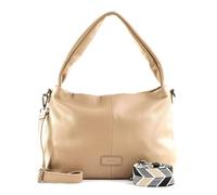 FREDsBRUDER Leder Schultertasche Umhängetasche Fosa Hobo Bag Feather Grey taupe