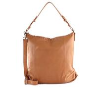 FREDsBRUDER Leder Schultertasche Umhängetasche Indial Hobo Bag Caramel Crunch hellbraun