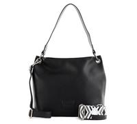 FREDsBRUDER Leder Schultertasche Umhängetasche Lanbe Hobo Bag Black schwarz