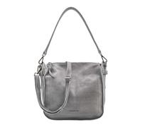 FREDsBRUDER Leder Schultertasche Umhängetasche My Forever Friend Hobo Grey grau